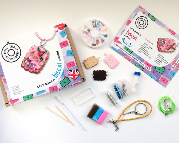 Biscuit-Themed Jewellery Craft Kit (Makes 3 Items)